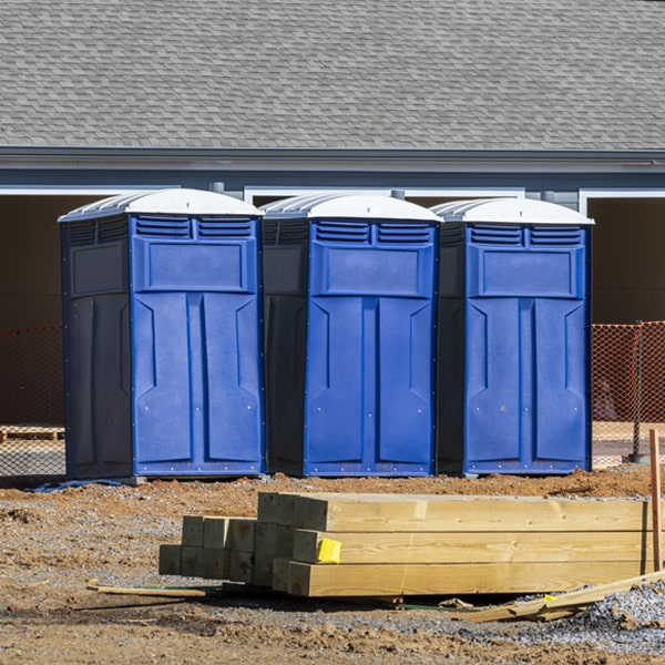 what is the maximum capacity for a single porta potty in Lewiston NY